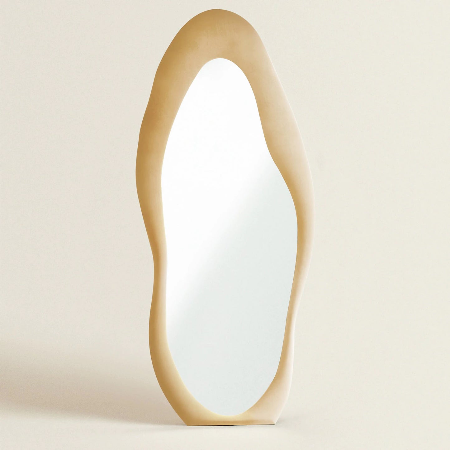 Whispers of the Cloud Puffy White Mirror